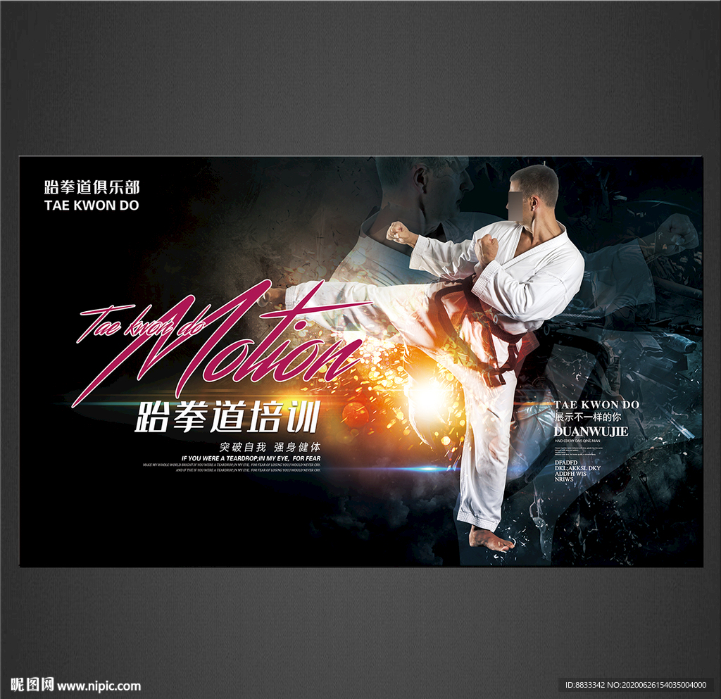 高清跆拳道海报