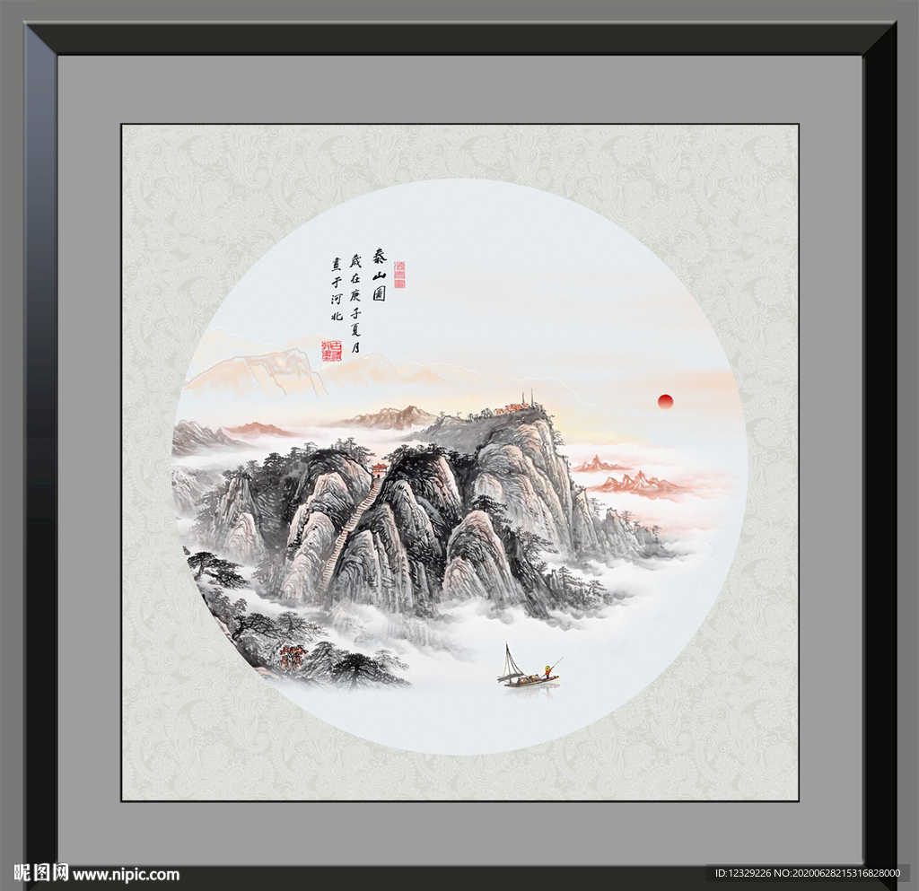 山水画 水墨山水画 意境山水画