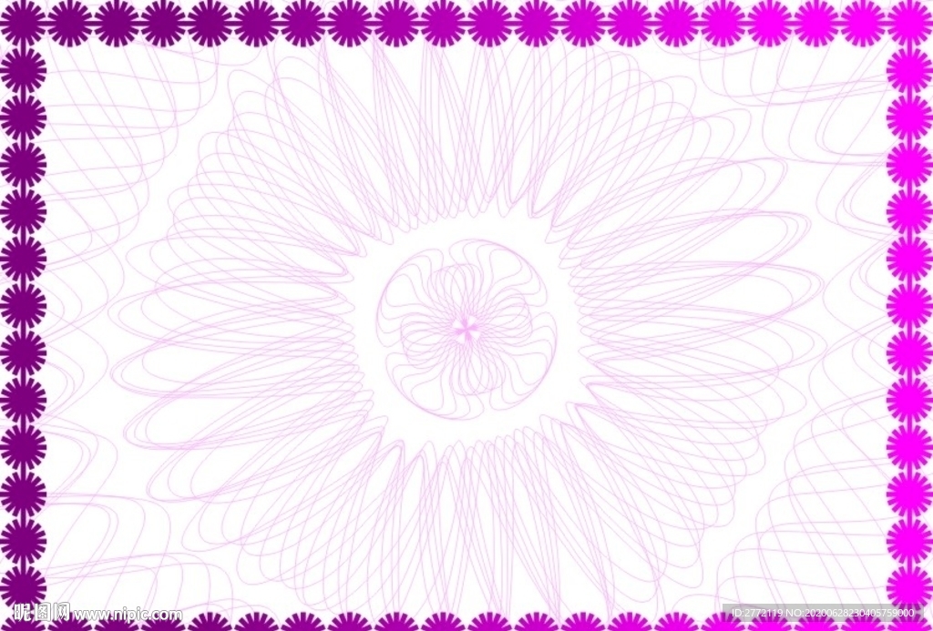 粉饰太平 美容证书纹