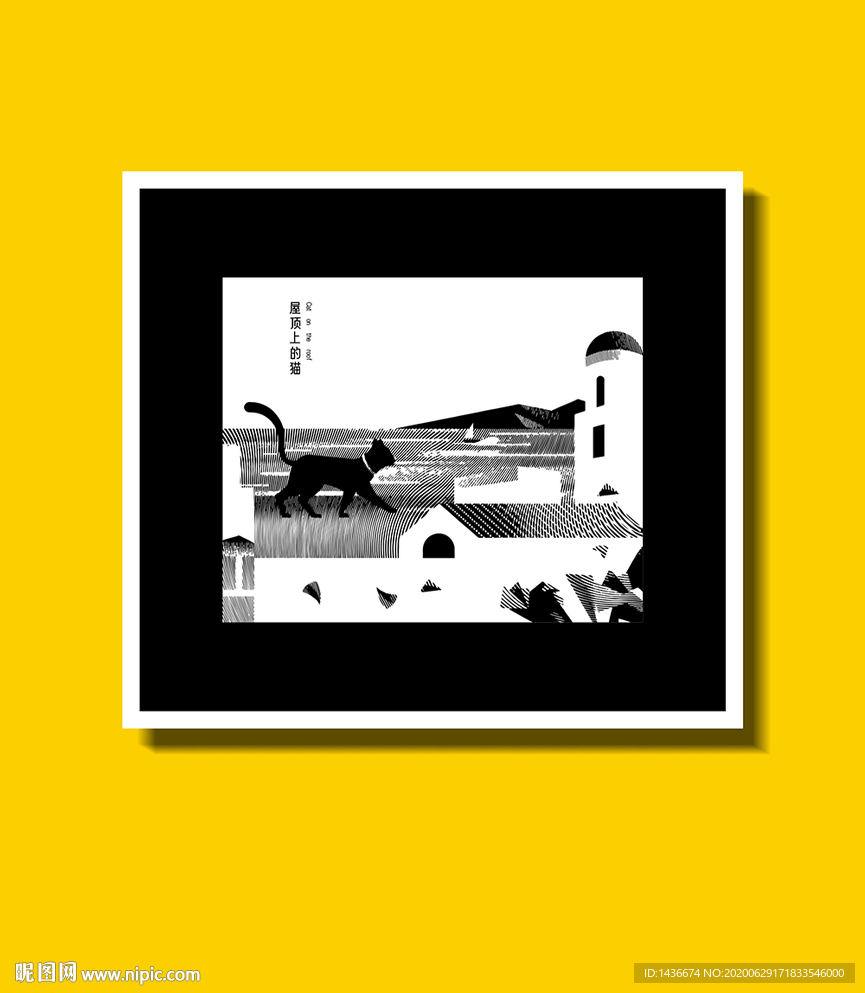 猫主题装饰画