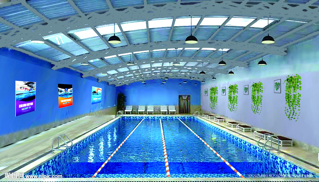 游泳馆效果图