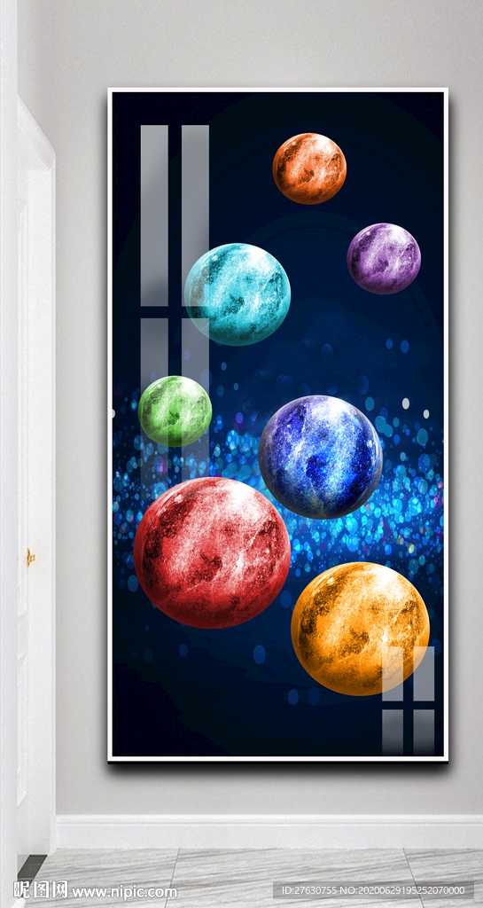 玄关轻奢装饰画