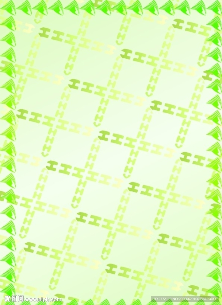 绿依依 花式证书纹