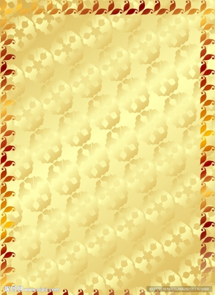 金铭牌 证书底纹