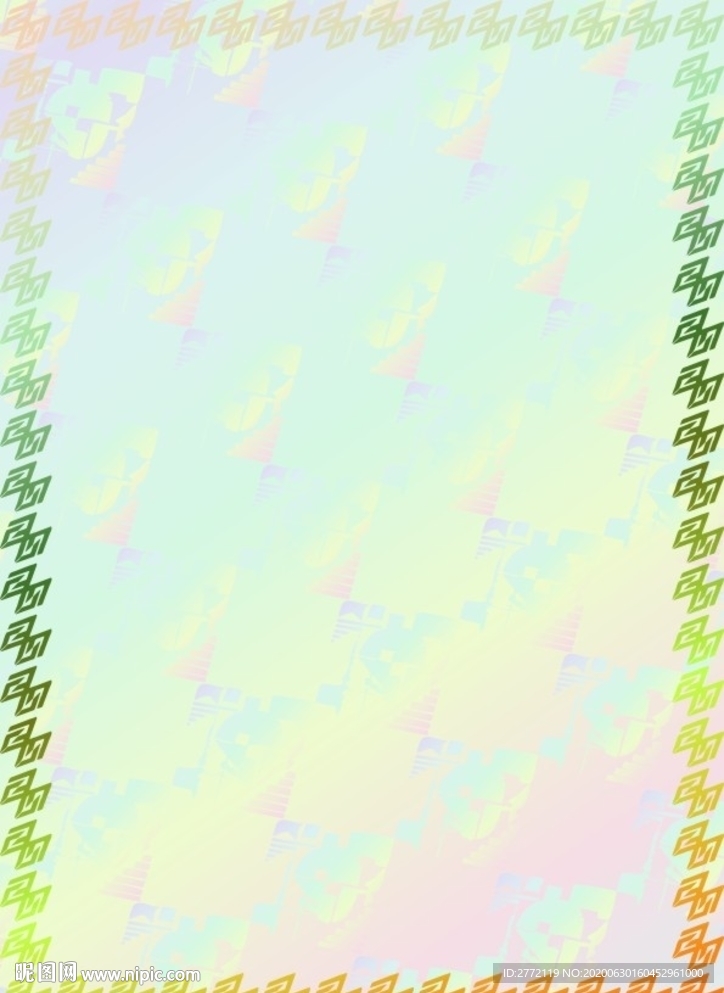 孔雀色 特约证书纹