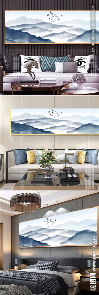 中工简约风装饰画