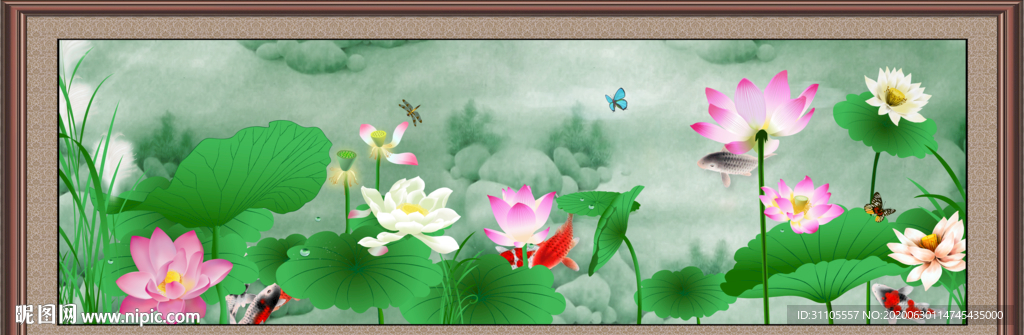 荷花图
