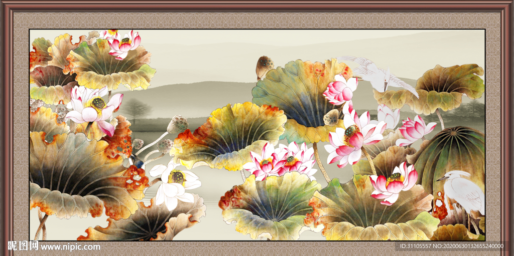 荷花图