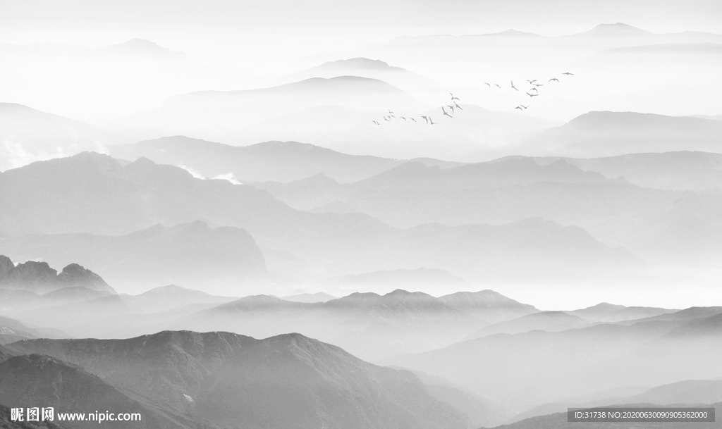 新中式山水画