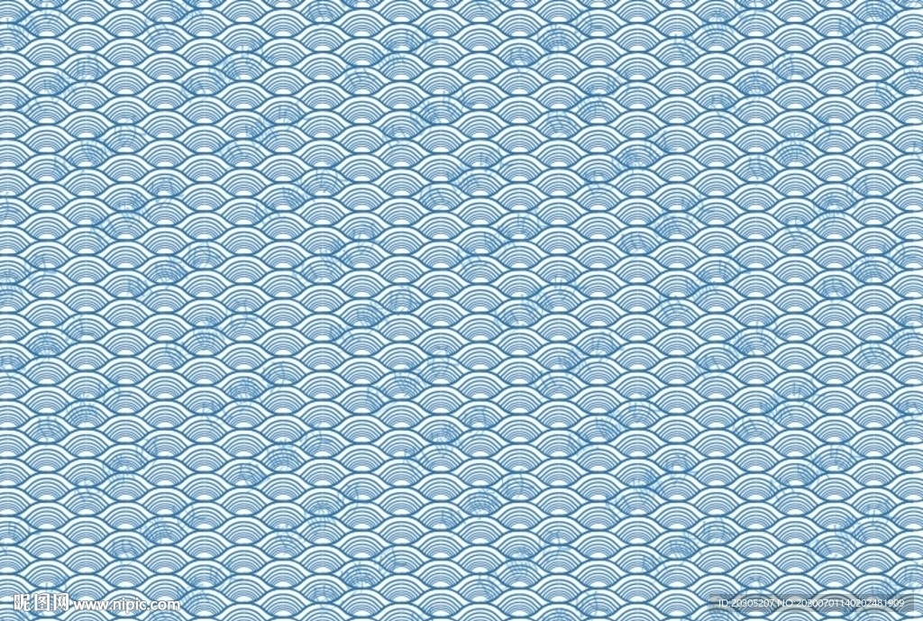 中国元素 鱼鳞纹 古典花纹