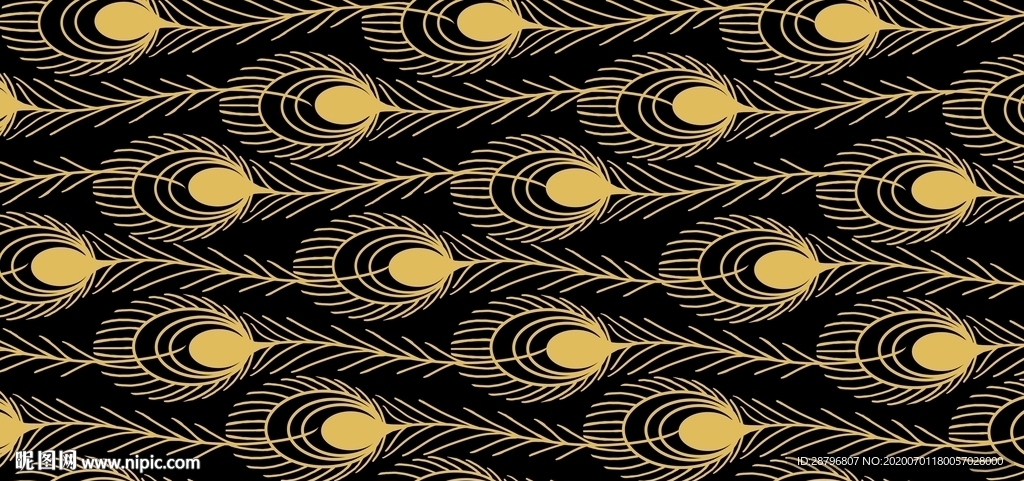 孔雀羽毛壁纸花纹