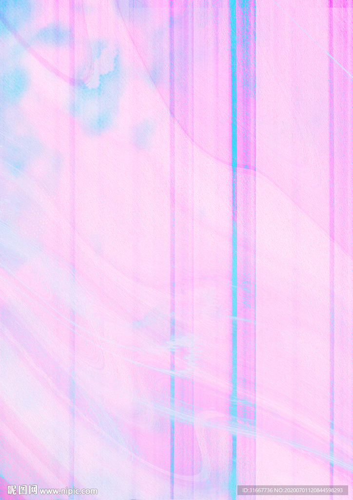 粉色蓝色流动颜料背景