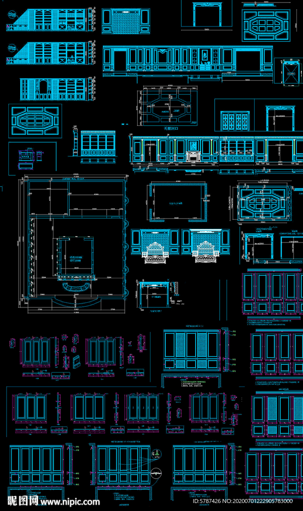 墙板cad