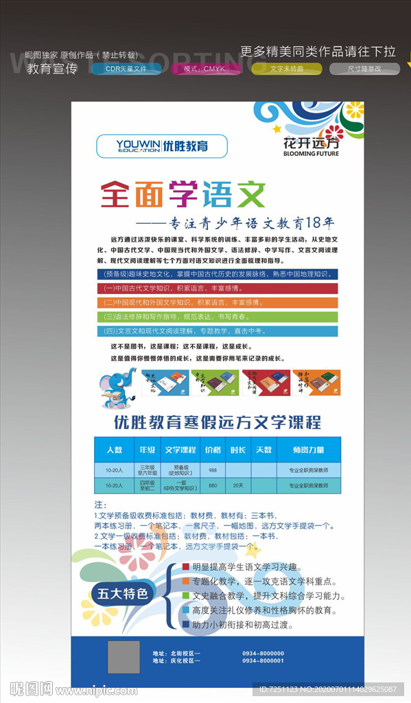优胜教育海报