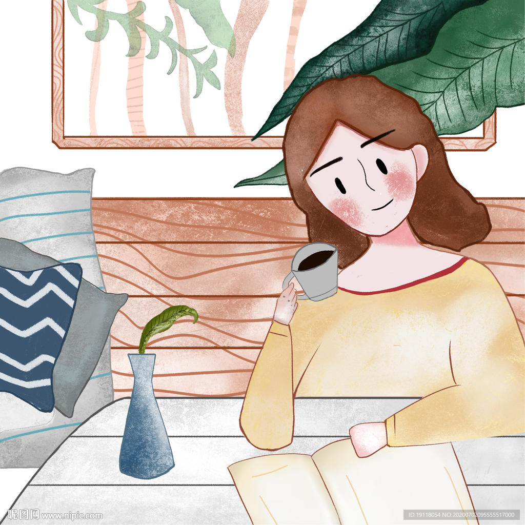 小清新装饰画背景墙