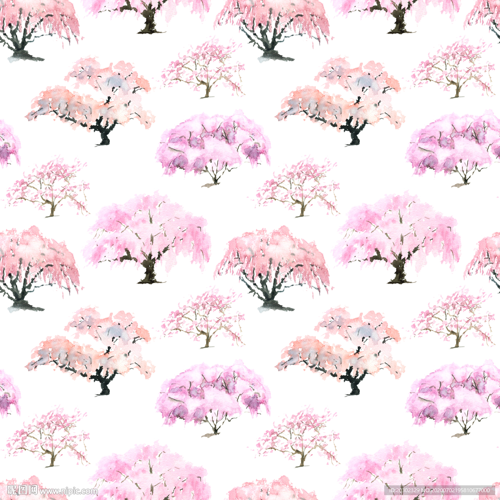 粉色树