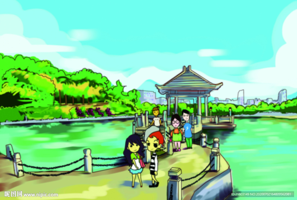 暨南大学珠海分校校园美好时光