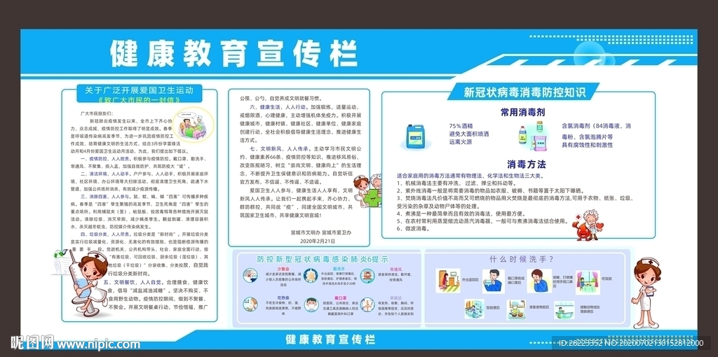 健康教育宣传栏