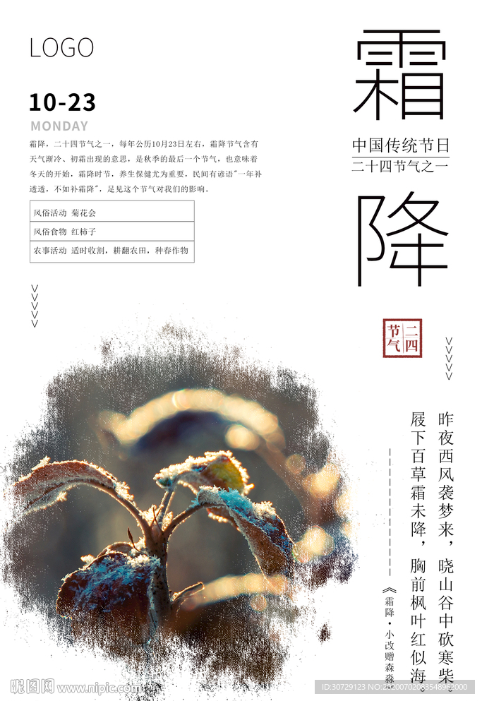 二十四节气霜降