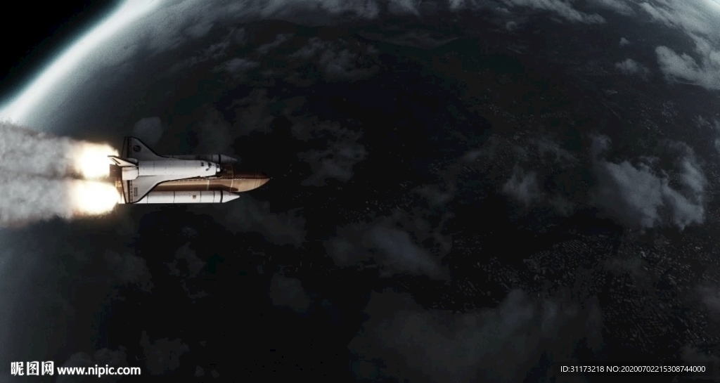 宇宙航天飞机升空视频