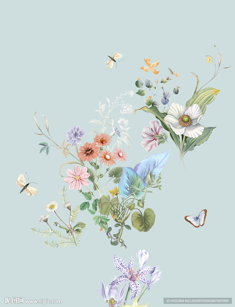 手绘花