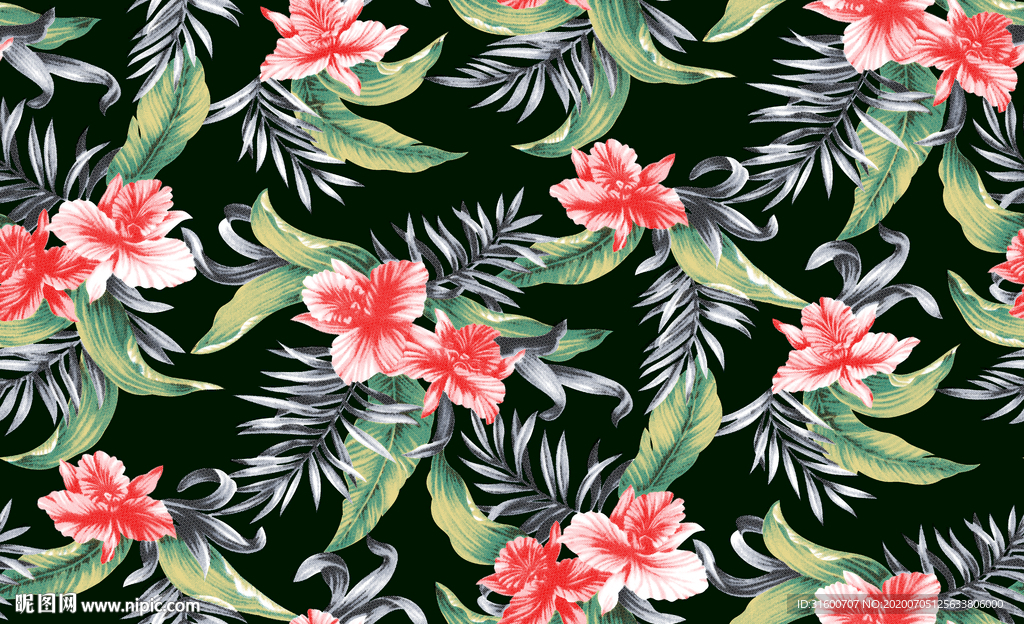 叶子花朵