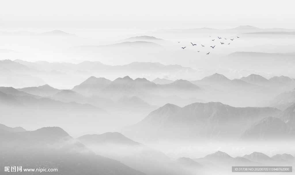 新中式山水画