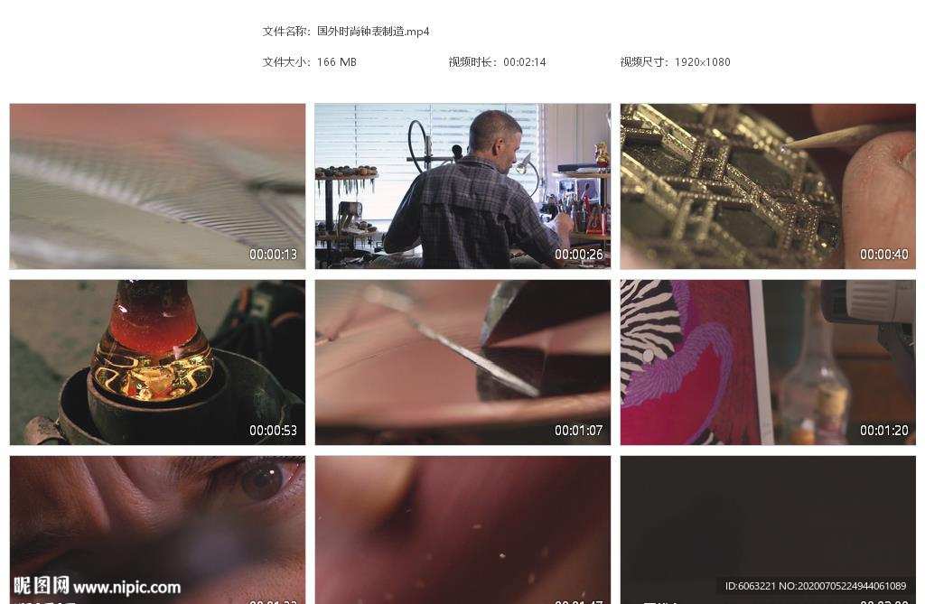 国外时尚钟表制造 精密手表匠心
