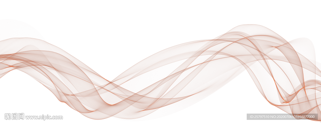 水墨丝带烟雾飘带PNG素材