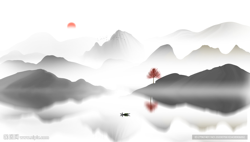 水墨画