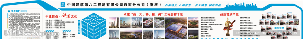 中建八局文化墙