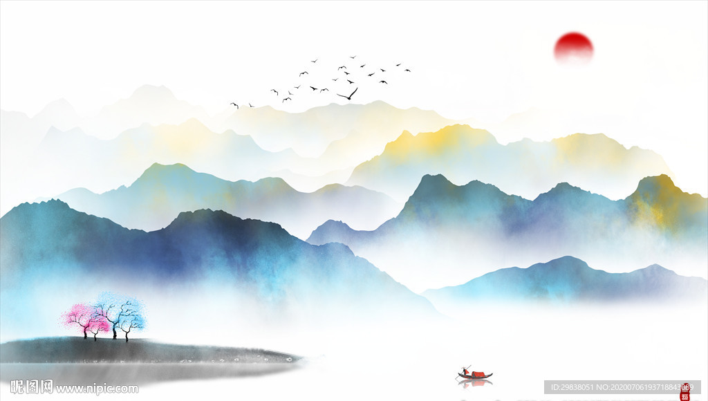 水墨山水