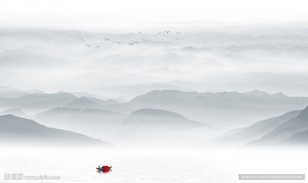 新中式山水画