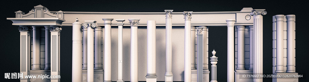 高精度罗马柱 欧式柱