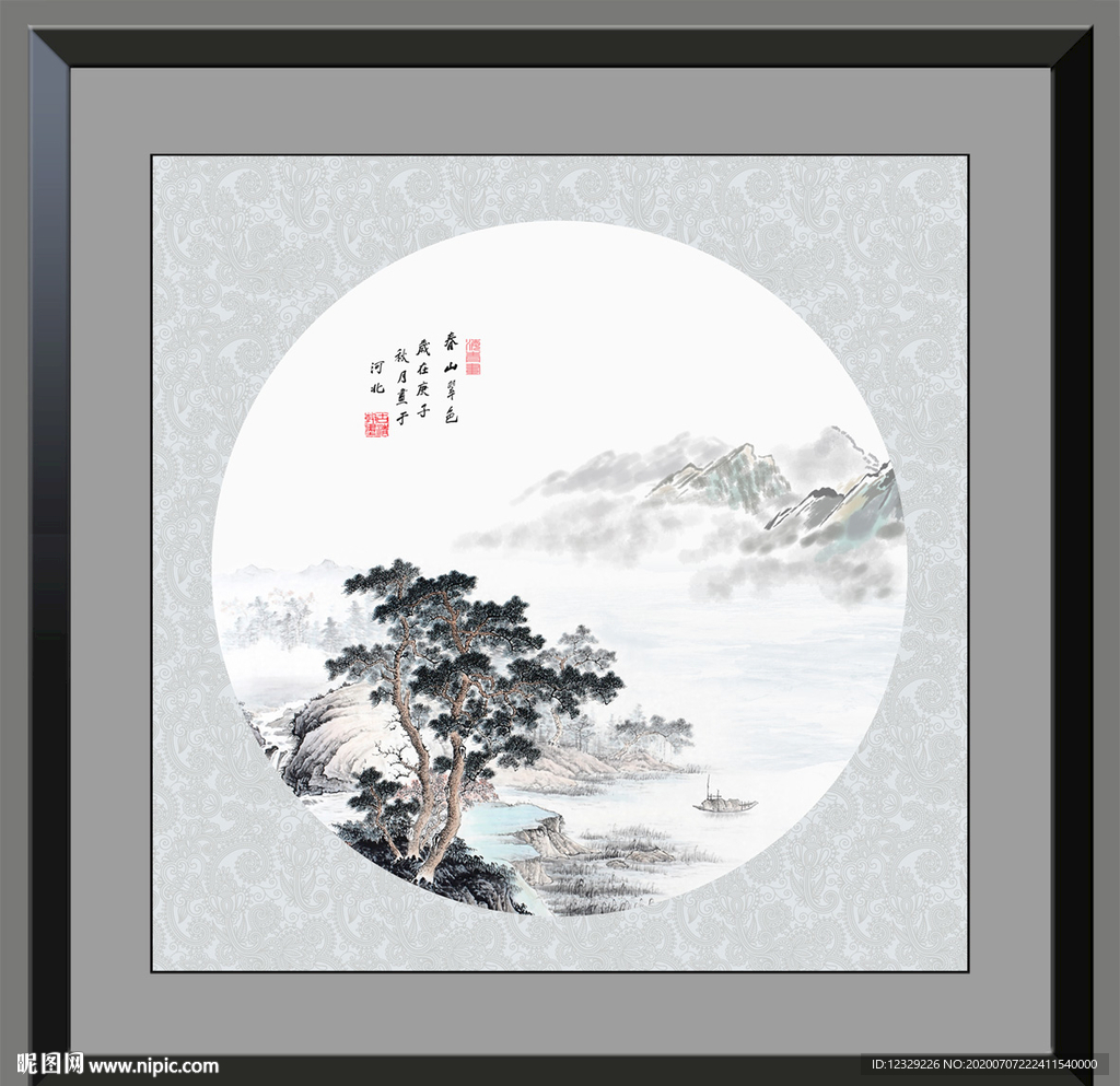 山水画 水墨山水画 意境山水画