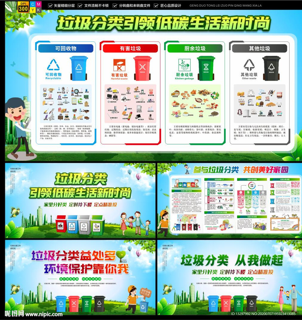 垃圾分类宣传栏