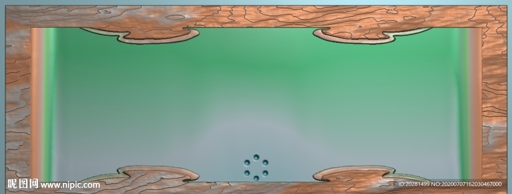 树皮茶盘精雕图