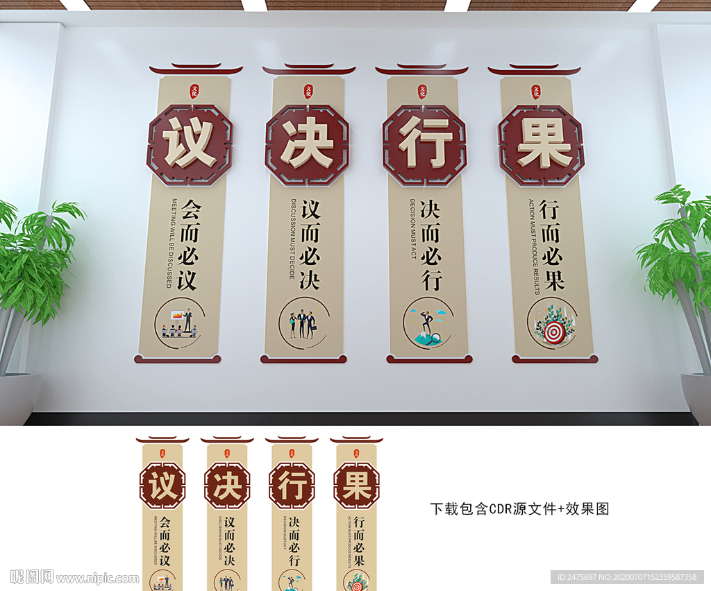 会议室展板