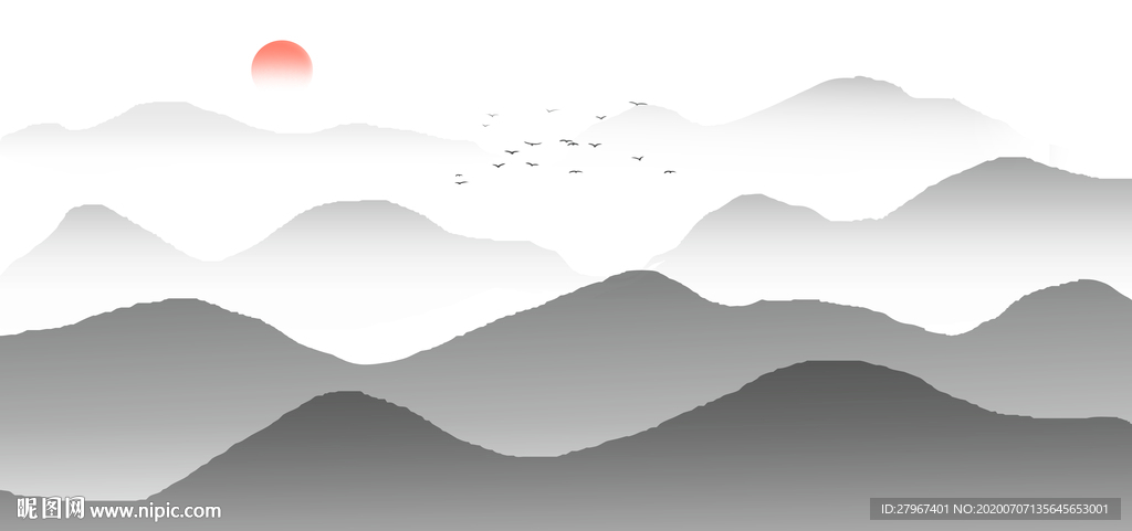 水墨画