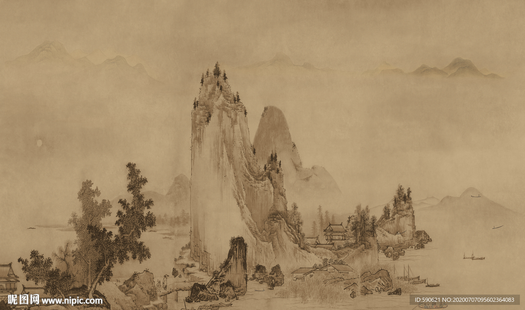 抽象油画