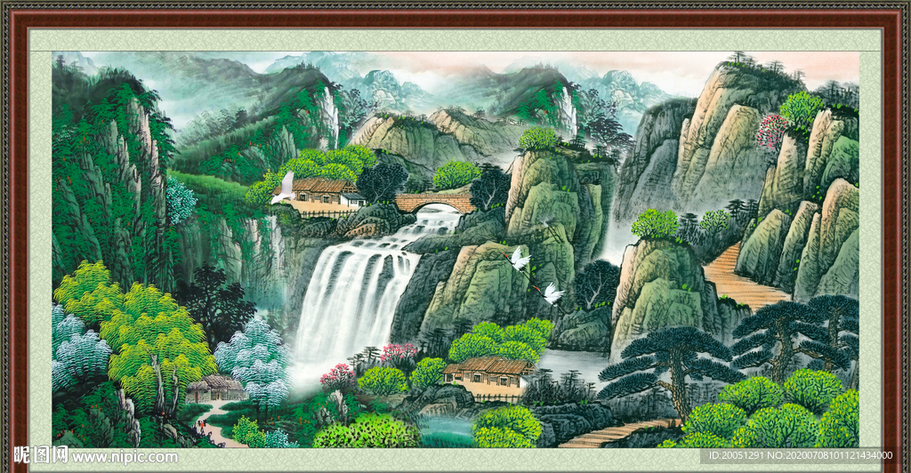 山水装饰