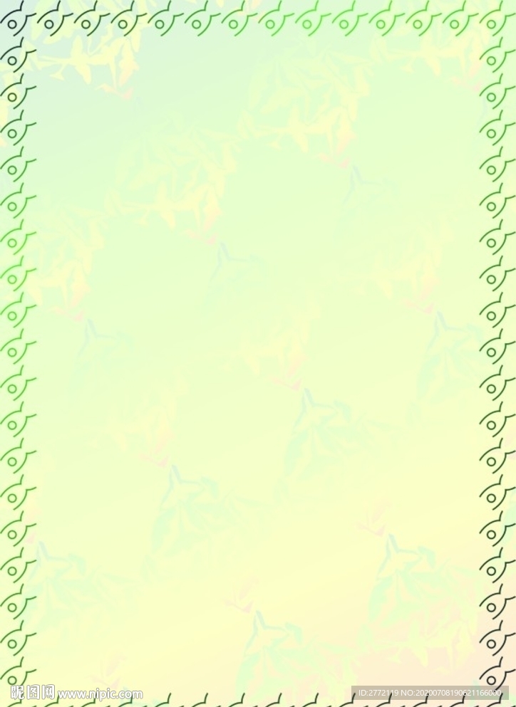 叶绿翠丝 环保证书纹