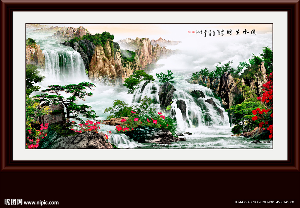 山水画 水墨山水画 意境山水画