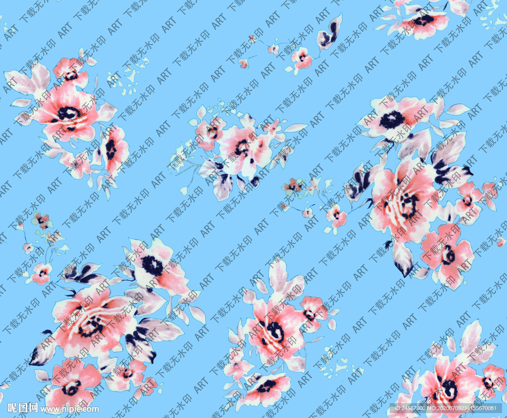 大牌 方巾 花卉 古驰花 花朵