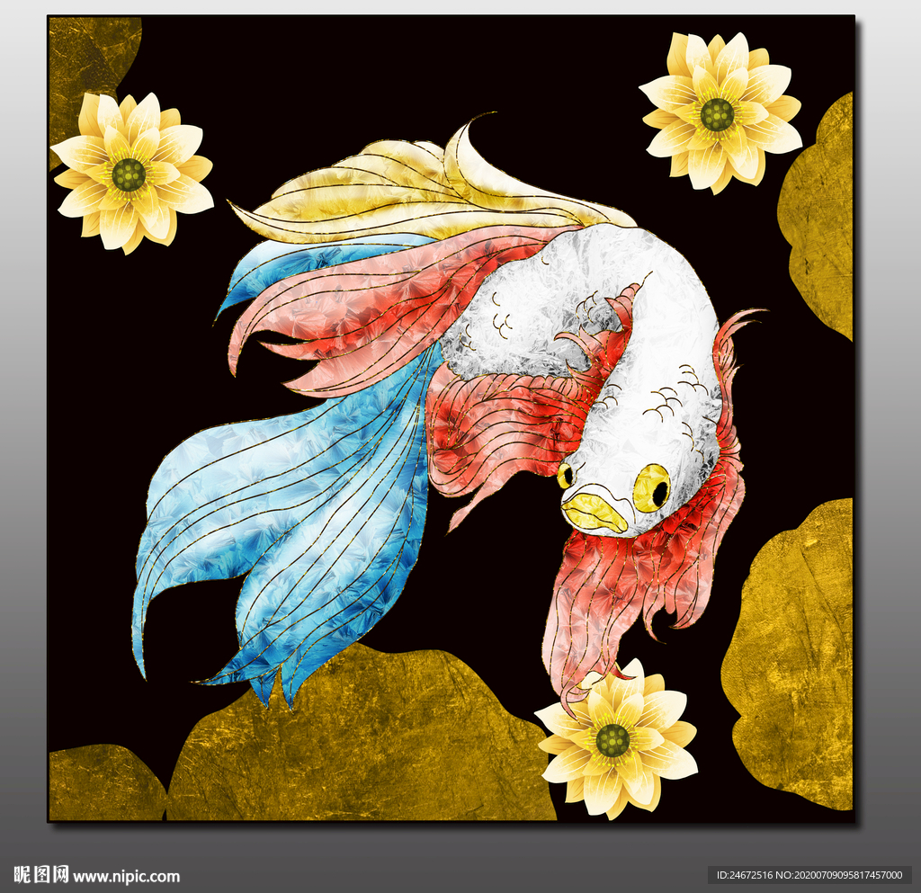 金鱼装饰画