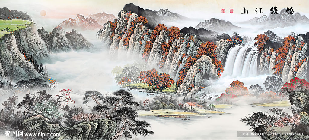 国画山水国画山水国画