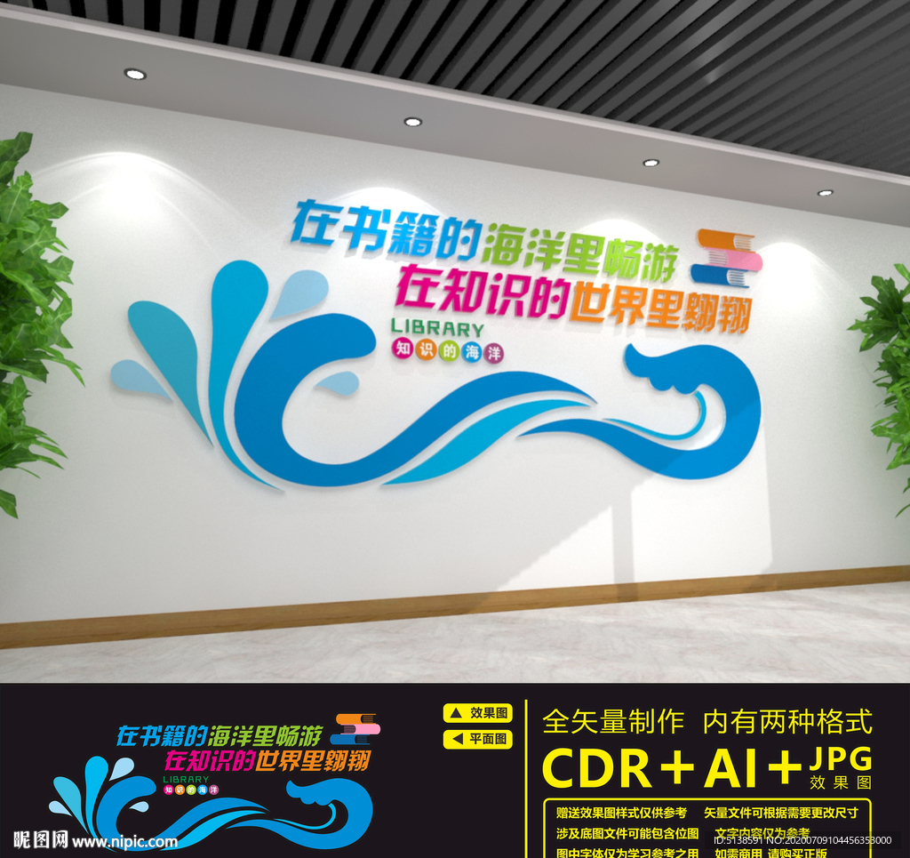 图书室文化墙
