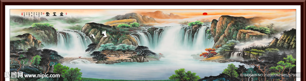 山水画国画山水画