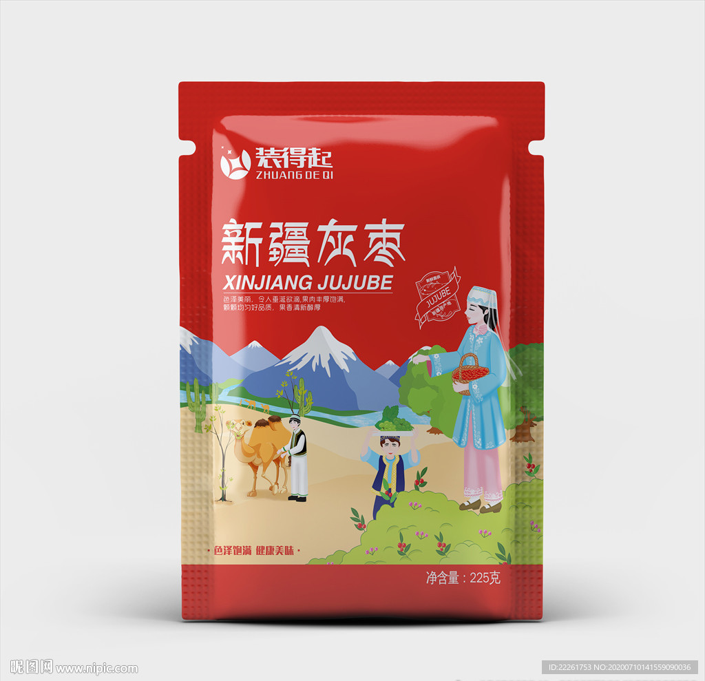 红枣包装图片