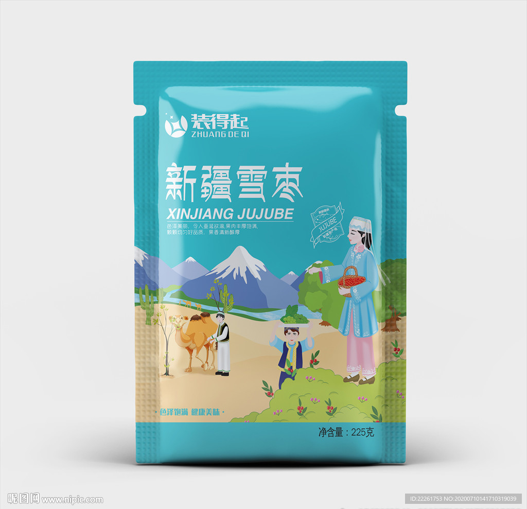 红枣包装图片